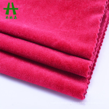 Mulinsen Textile Plain Dyed Nap Up Hot Light KS Polyester Velvet Stretch Fabric